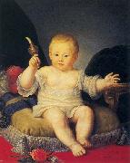 unknow artist Portrait of Alexander Pawlowitsch as a boy Spain oil painting artist